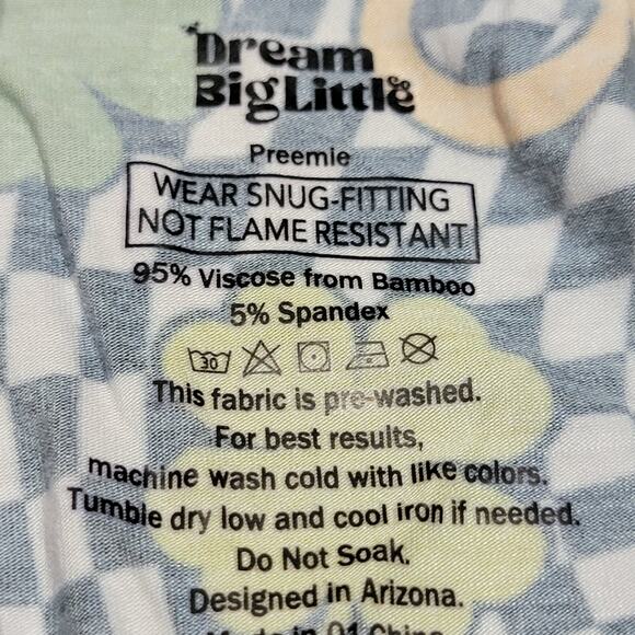 Dream Big Little LS Bodysuit Lucky Shamrocks - Size Preemie NWT - Picture 3 of 4